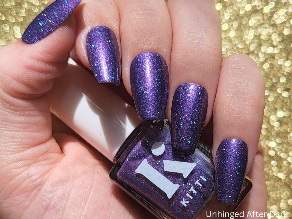 10-free indie nail polish – Unhinged After Dark from Chaos Era Collection
