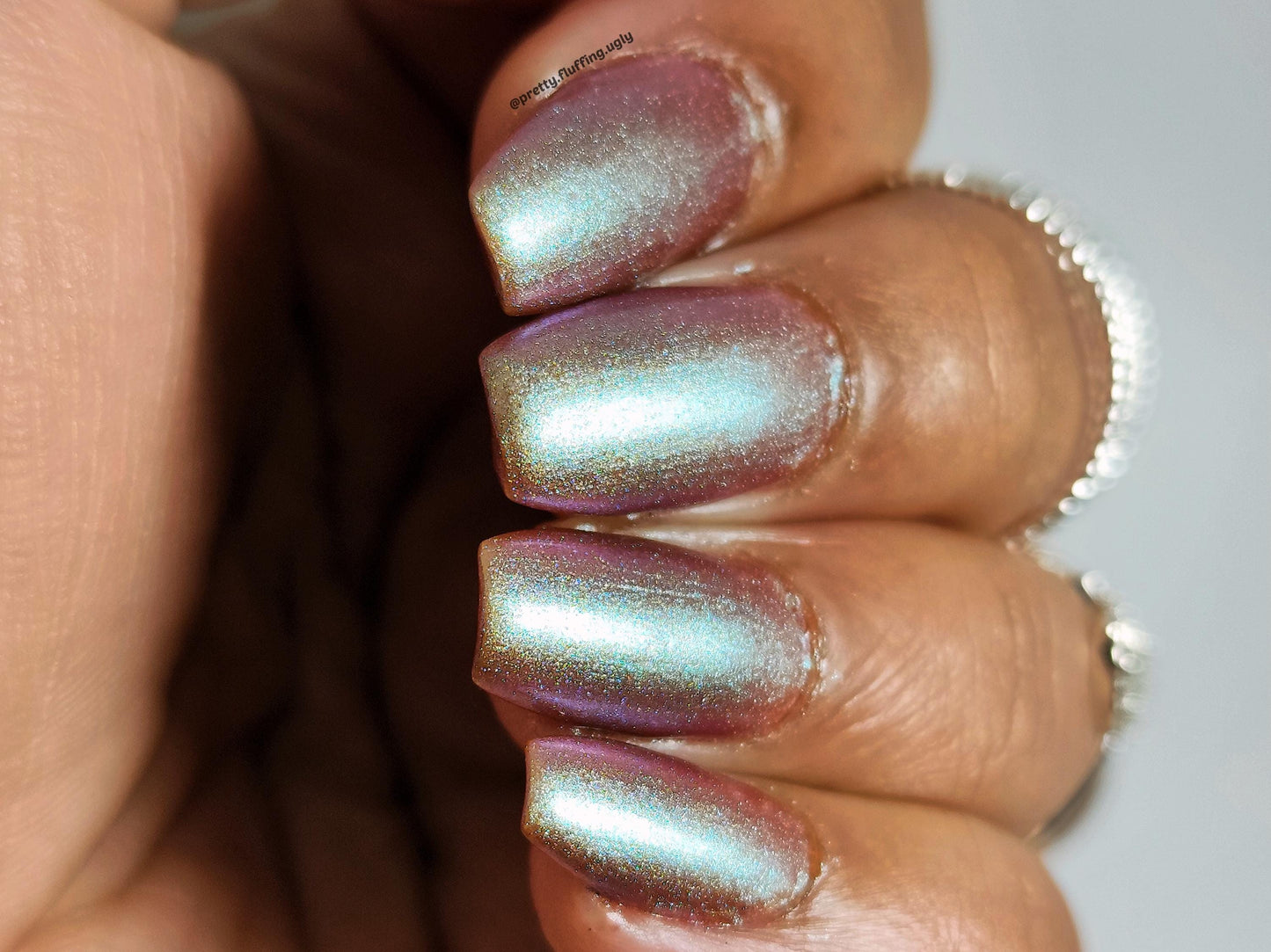 Vegan multichrome nail polish – Turn of the Fall by Kitti Nails
