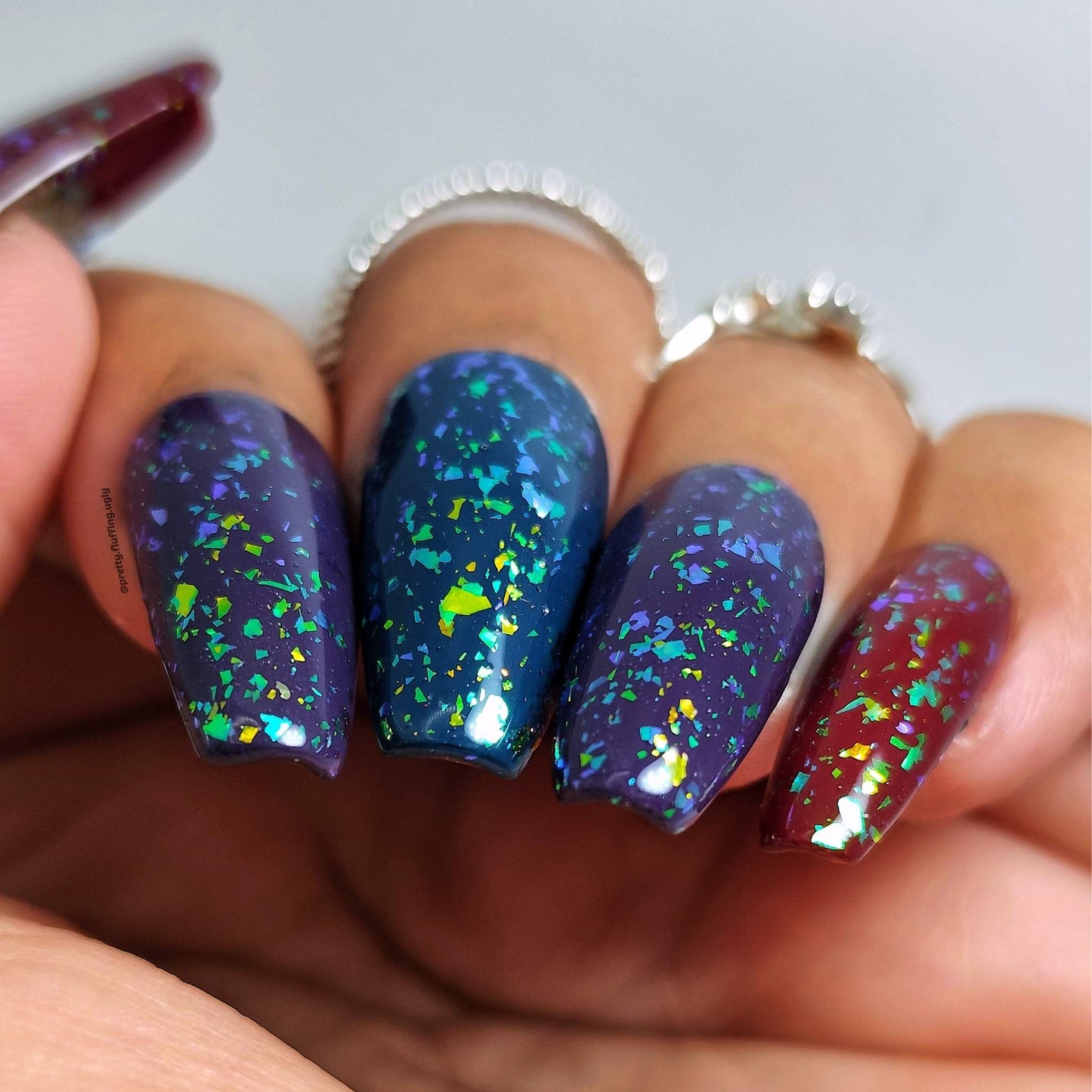 Flakie topper on dark skin tone