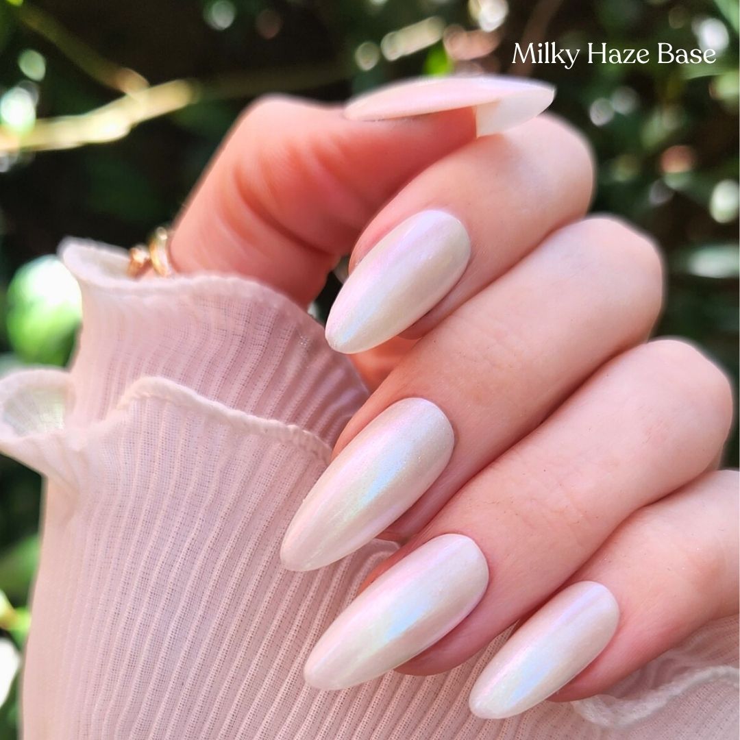 Glazed donut nails