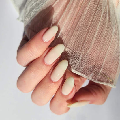 Kitti Nails Milky Haze bottle – sheer white polish for coconut nails