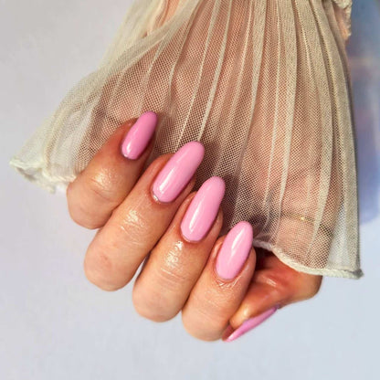 Kitti Nails cruelty-free indie polish in flattering soft candy pink shade