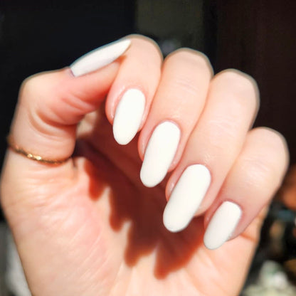 Indie Australian white nail polish – pure opaque crème, quick-drying & durable