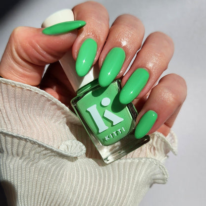 Vegan, cruelty-free Australian indie polish – bold retro green shade