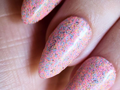 Vegan pastel glitter nail polish – Fairy Bread by Kitti Nails