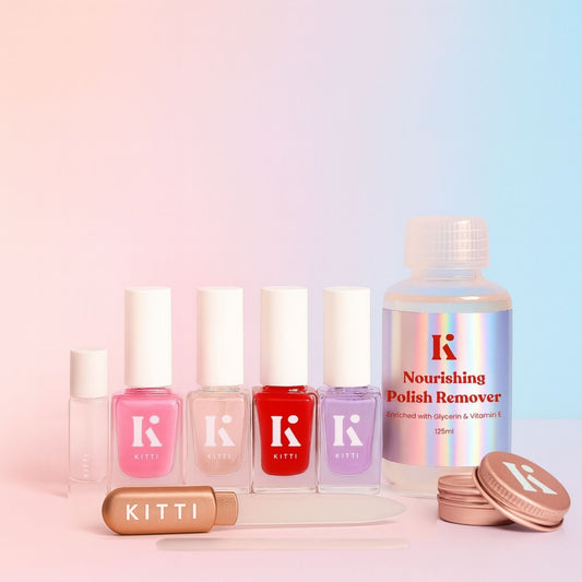 Essential Kitti Kit – non-toxic indie Australian nail polish set for at-home manicures